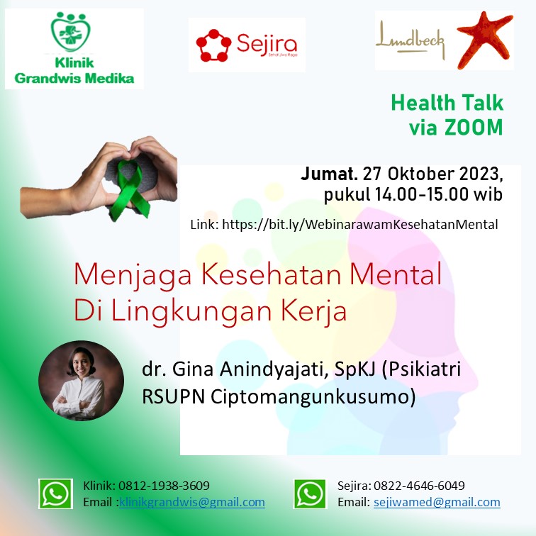 (Event) Health Talk: Menjaga Kesehatan Mental di Lingkungan Kerja