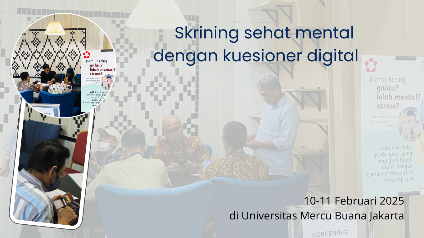 300 Dosen, Staf &amp; Karyawan Universitas mengikuti skrining sehat mental dengan Kuesioner SCL-90