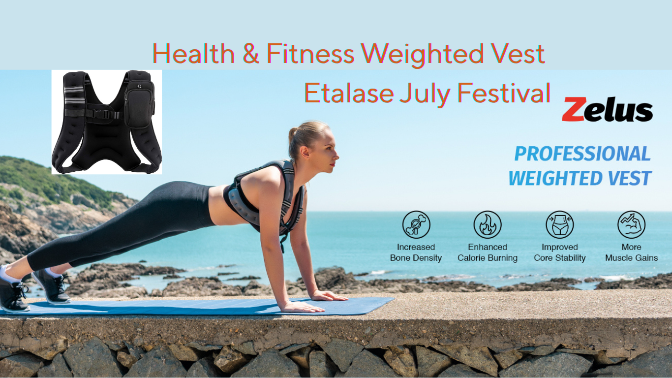 Health &amp; Fitness Weighted Vest - Etalase July Festival